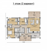 Дом из клееного бруса VZ-423